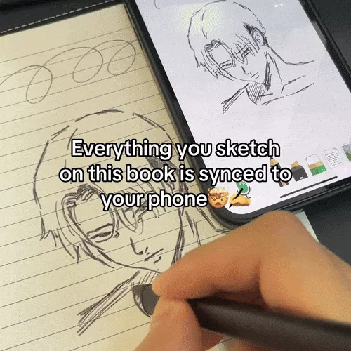 Smart Pen and Notebook Set with OCR Digital Sync for Seamless Note Taking