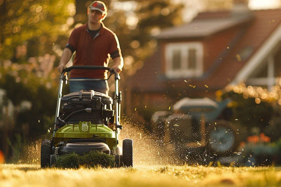 self propeller lawn mower