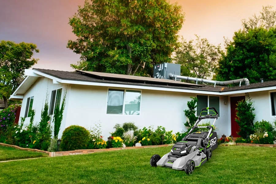 mowing lawn machine