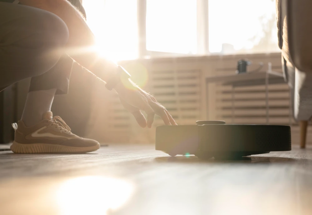 self cleaning vacuum and mop robot