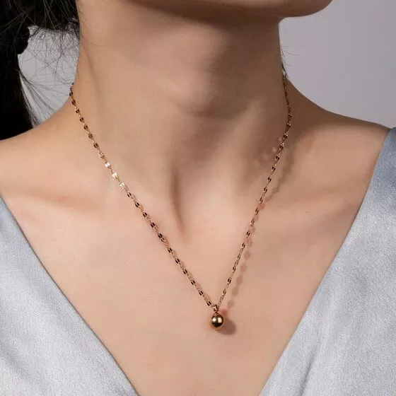 Ball Pendant Necklace (2)